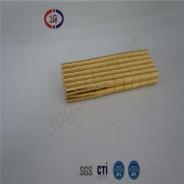 东莞磁铁生产厂家-D10*4MM镀金磁铁大量供应-现货库存