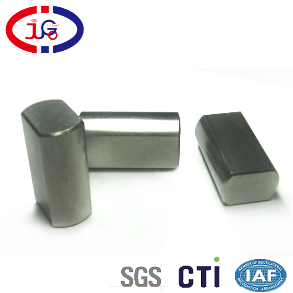 铝镍钴椭形磁铁 耐温异形磁石 方形扁磁 广东巨高磁铁厂家定制