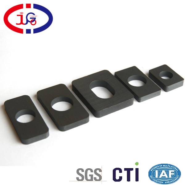 铁氧体方形直孔磁铁 防腐蚀防氧化抗干扰磁块 磁组件 巨高定制